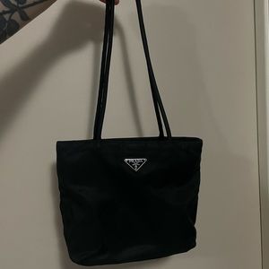 Authentic PRADA nylon mini tote shoulder purse